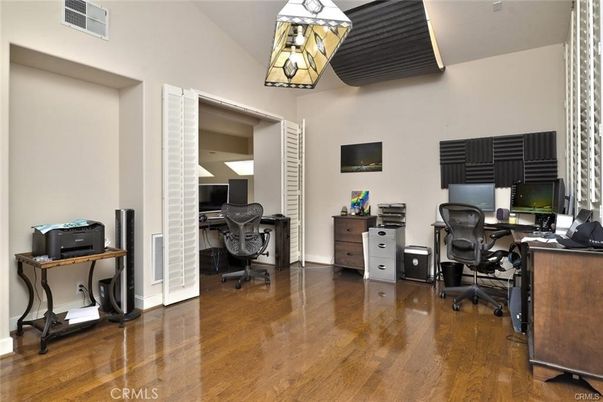 Home Office, Interior, Wood Texture Flooring