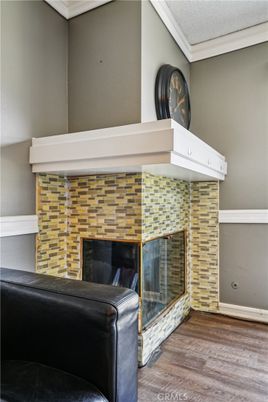 Fireplace, Interior, Wood Texture Flooring