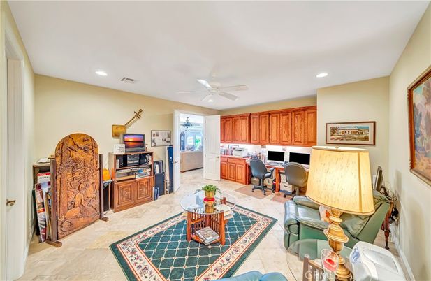 Home Office, Interior, Recessed Lighting