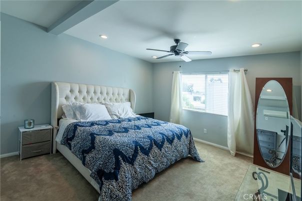 Bedroom, Interior, Recessed Lighting