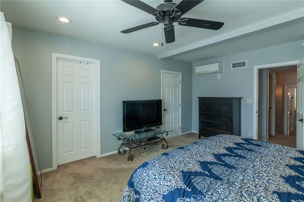 Bedroom, Interior, Recessed Lighting
