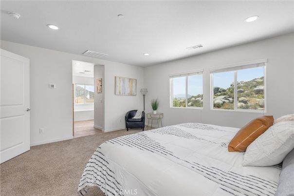 Bedroom, Interior, Recessed Lighting