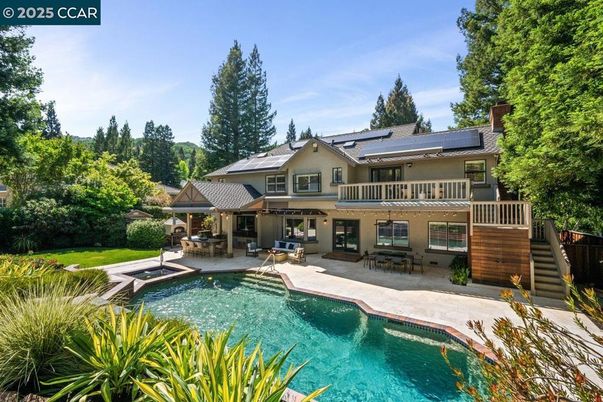 Exterior, Pool, Solar Panels