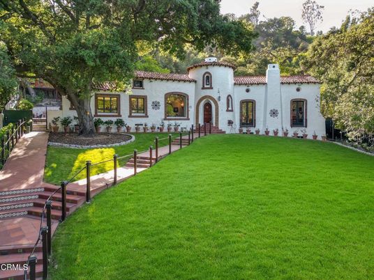 Backyard, Exterior, Facade, Spanish Mediterranean