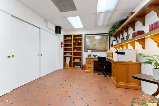 Home Office, Interior, Recessed Lighting