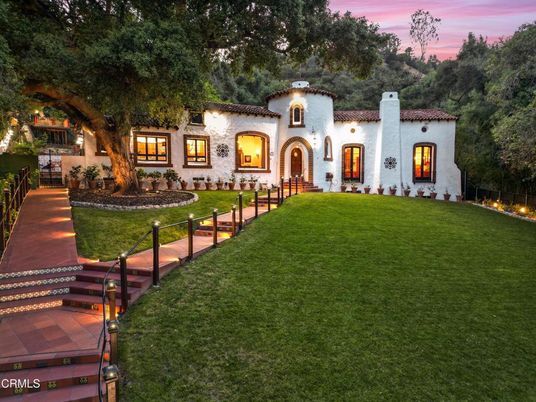 Backyard, Exterior, Facade, Spanish Mediterranean