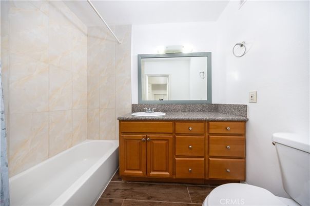 Bathroom, Dual Sink Vanities, Interior, Wood Texture Flooring