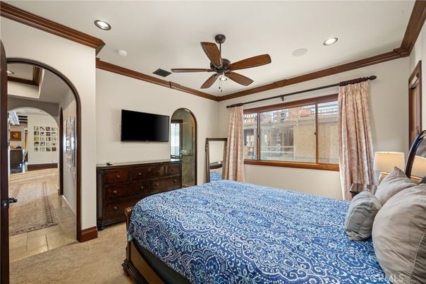 Bedroom, Interior, Recessed Lighting