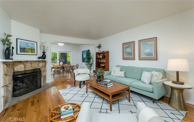 Dining room, Fireplace, Interior, Living room, Wood Texture Flooring
