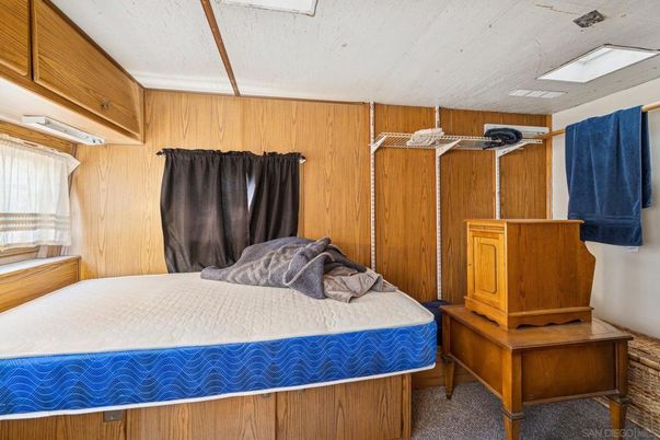 Bedroom, Interior, Wooden Walls