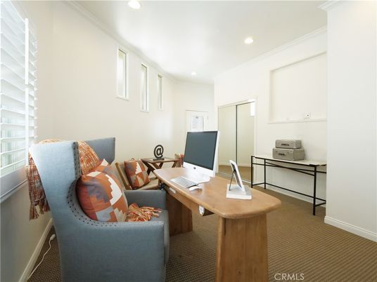 Home Office, Interior, Recessed Lighting