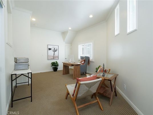 Home Office, Interior, Recessed Lighting