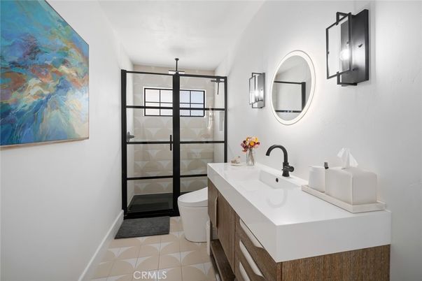 Bathroom, Glass Shower, Interior