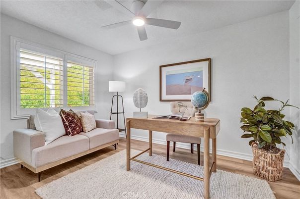 Home Office, Interior, Wood Texture Flooring
