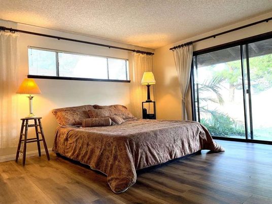 Bedroom, Interior, Wood Texture Flooring