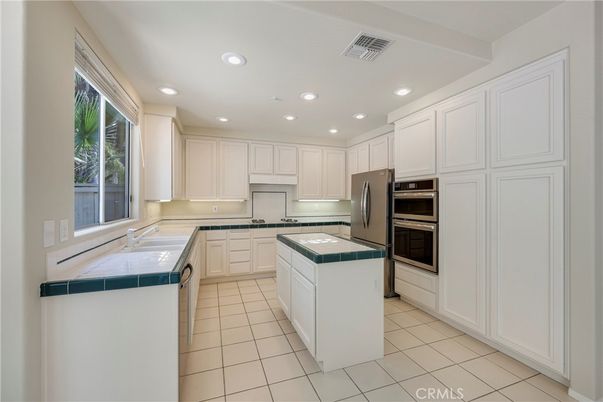 Interior, Kitchen, Recessed Lighting, Tile Countertops
