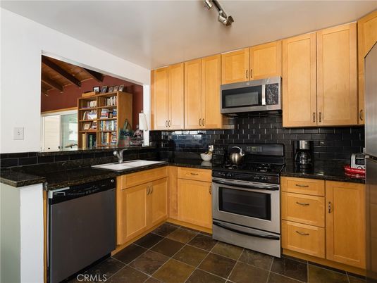 Interior, Kitchen, Stainless Steel Appliances, Wooden Beams, Wooden Ceilings