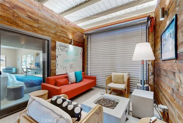 Interior, Living room, Wooden Walls