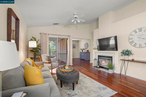 Fireplace, Interior, Living room, Wood Texture Flooring