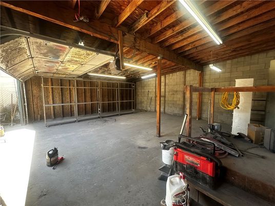 Interior, Stone Walls, Wooden Beams