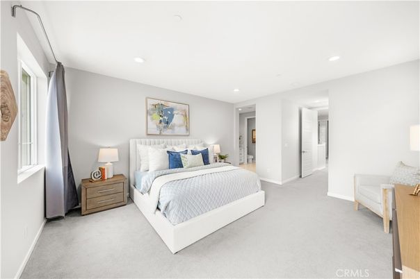 Bedroom, Interior, Recessed Lighting