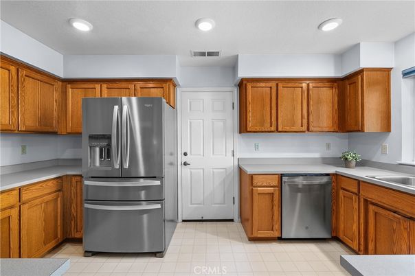 Interior, Kitchen, Recessed Lighting, Stainless Steel Appliances