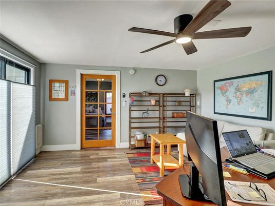 Home Office, Interior, Wood Texture Flooring