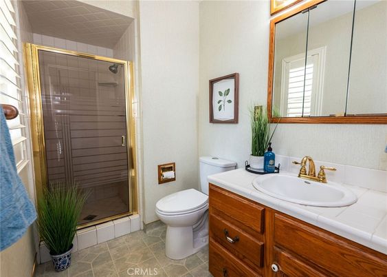 Bathroom, Glass Shower, Interior, Tile Countertops