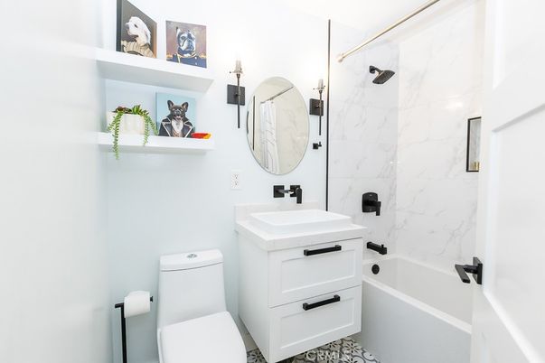 Bathroom, Interior, Marble Walls
