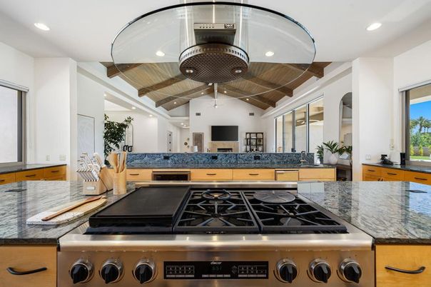 Interior, Kitchen, Recessed Lighting, Wooden Ceilings