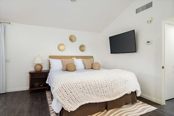 Bedroom, Interior, Wood Texture Flooring