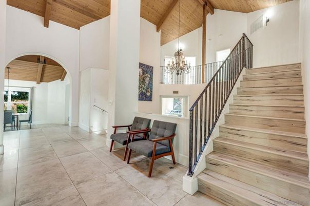 Chandelier, Interior, Wooden Beams, Wooden Ceilings