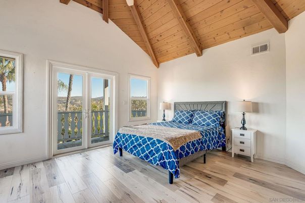 Bedroom, Interior, Wooden Beams, Wooden Ceilings, Wood Texture Flooring