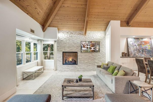 Fireplace, Interior, Living room, Stone Walls, Wooden Beams, Wooden Ceilings