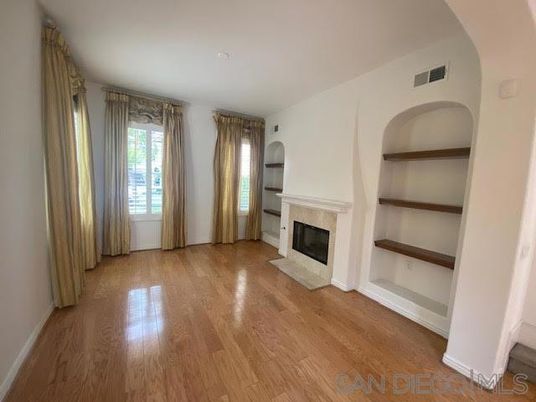Empty room, Fireplace, Interior, Wood Texture Flooring