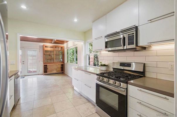 Interior, Kitchen, Recessed Lighting, Stainless Steel Appliances