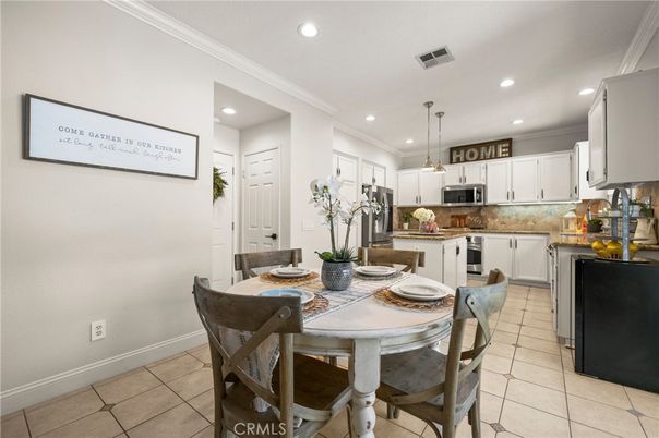 Dining room, Interior, Kitchen, Pendant Lights, Recessed Lighting