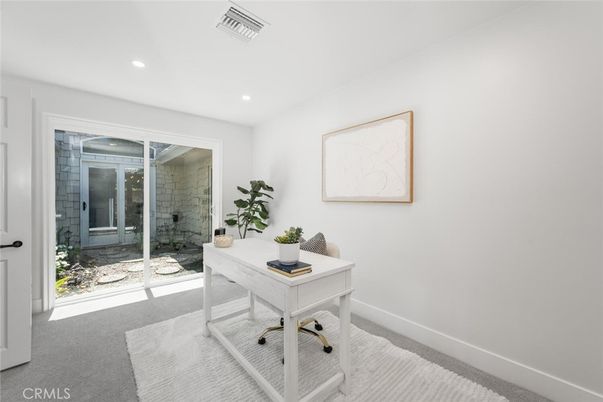 Home Office, Interior, Recessed Lighting
