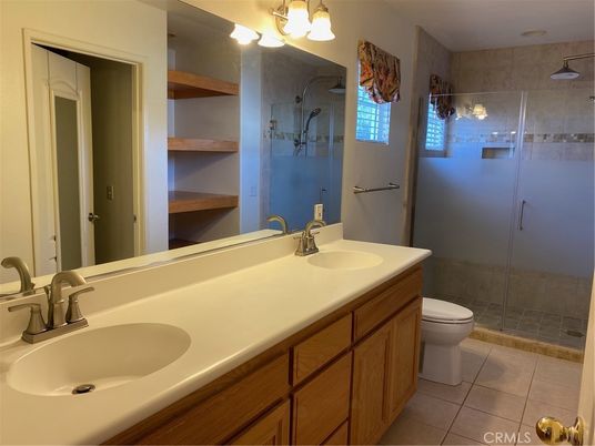 Bathroom, Dual Sink Vanities, Glass Shower, Interior