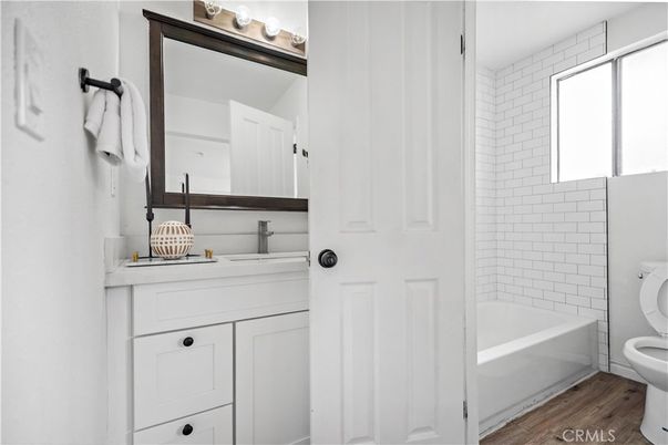 Bathroom, Interior, Wood Texture Flooring