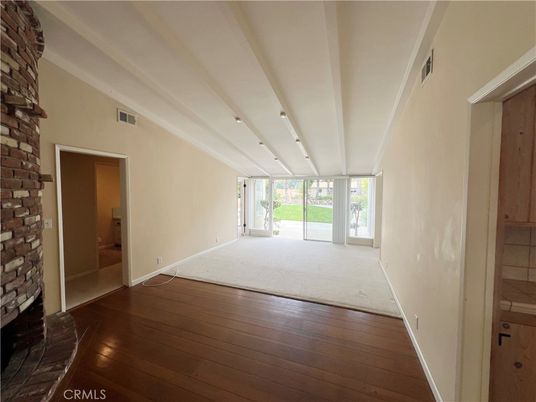 Empty room, Interior, Wood Texture Flooring