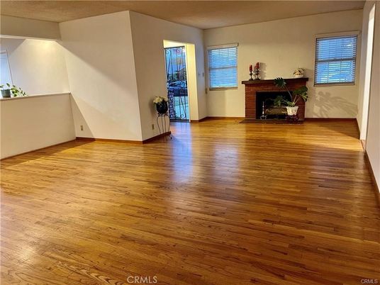 Empty room, Fireplace, Interior, Wood Texture Flooring
