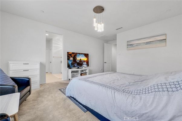 Bedroom, Interior, Pendant Lights