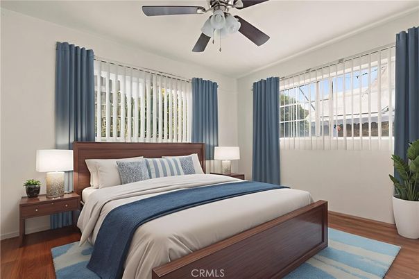 Bedroom, Interior, Wood Texture Flooring