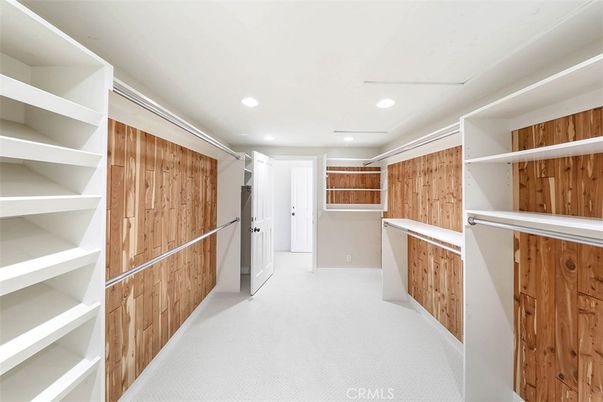 Interior, Recessed Lighting, Walk-in Closets, Wooden Walls
