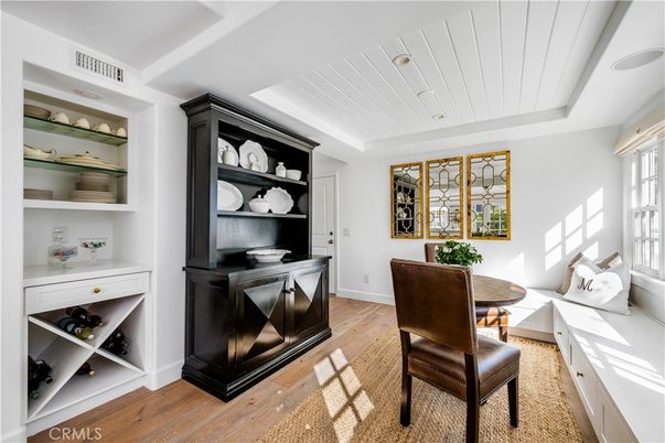Dining room, Interior, Wood Texture Flooring