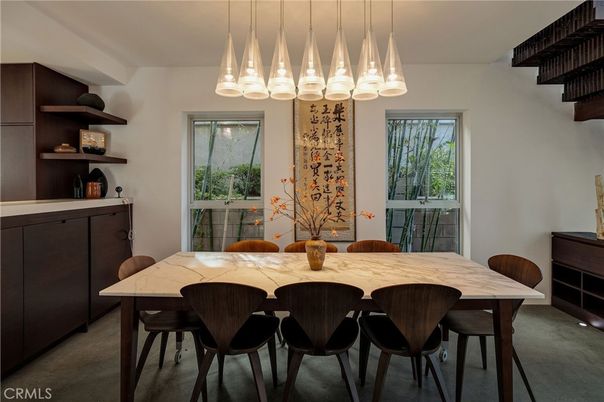 Dining room, Interior, Pendant Lights