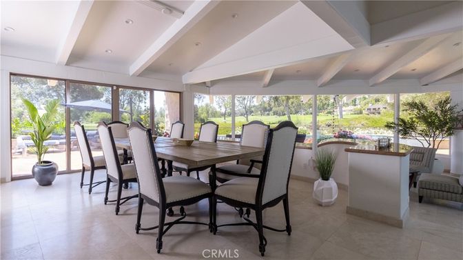 Dining room, Interior, Recessed Lighting