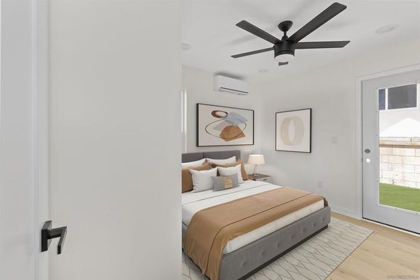 Bedroom, Interior, Wood Texture Flooring