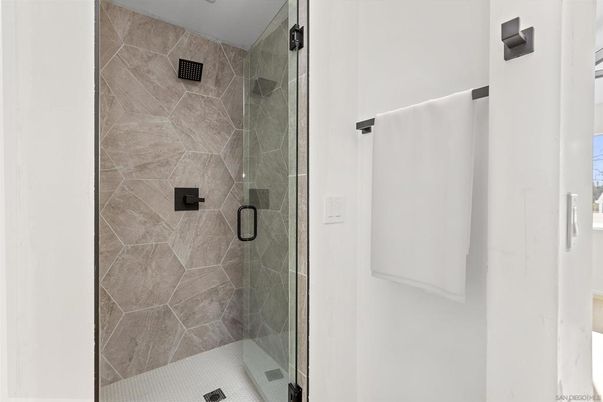 Bathroom, Glass Shower, Interior